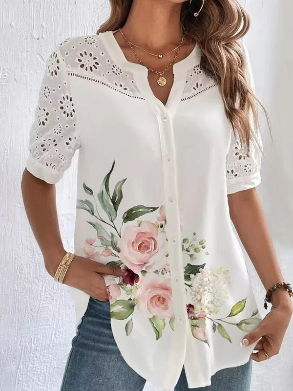 Ysolde | Stylish Short-Sleeved Top