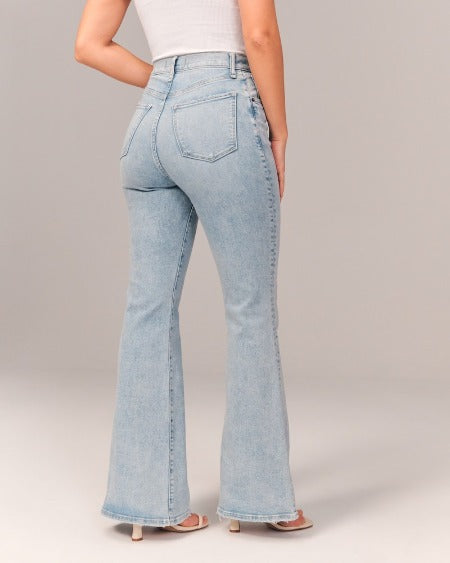 Emily | High Waist Flared Jeans