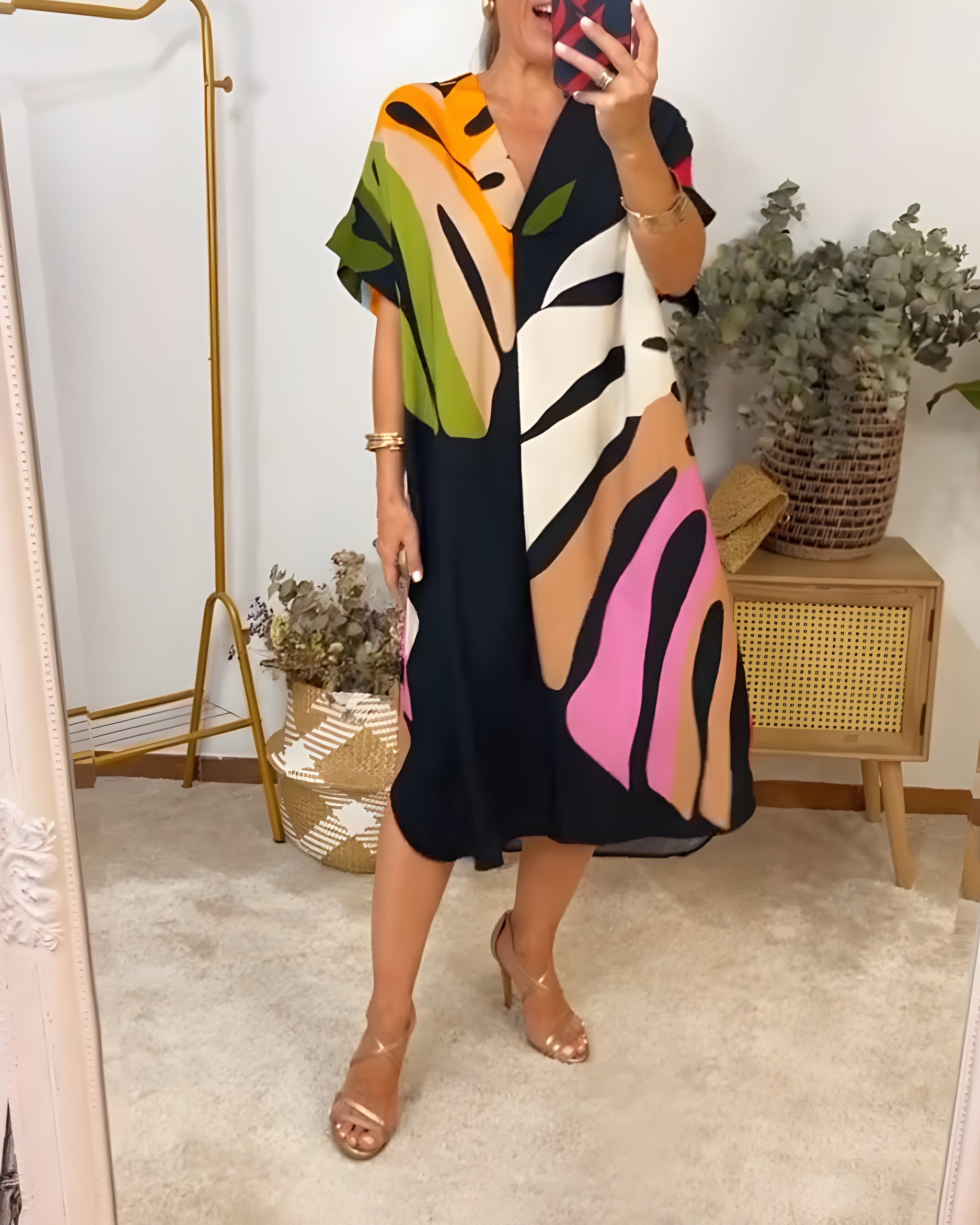 Claire | Colourful Dress