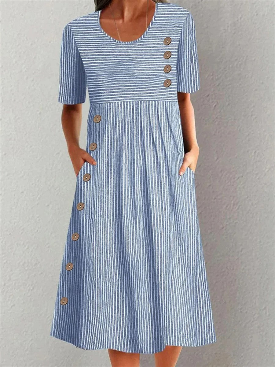 Ava | Striped Summer Dress