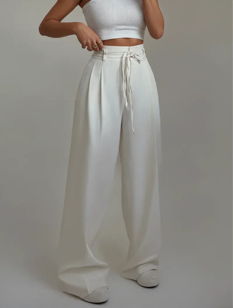 Camilla | High-Waisted Trousers with Wide Legs