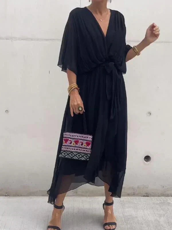 Hazel | V-Neck Dress