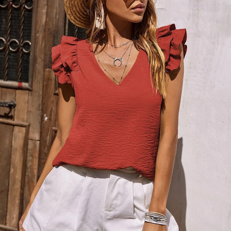 Iris | V-Neck Top