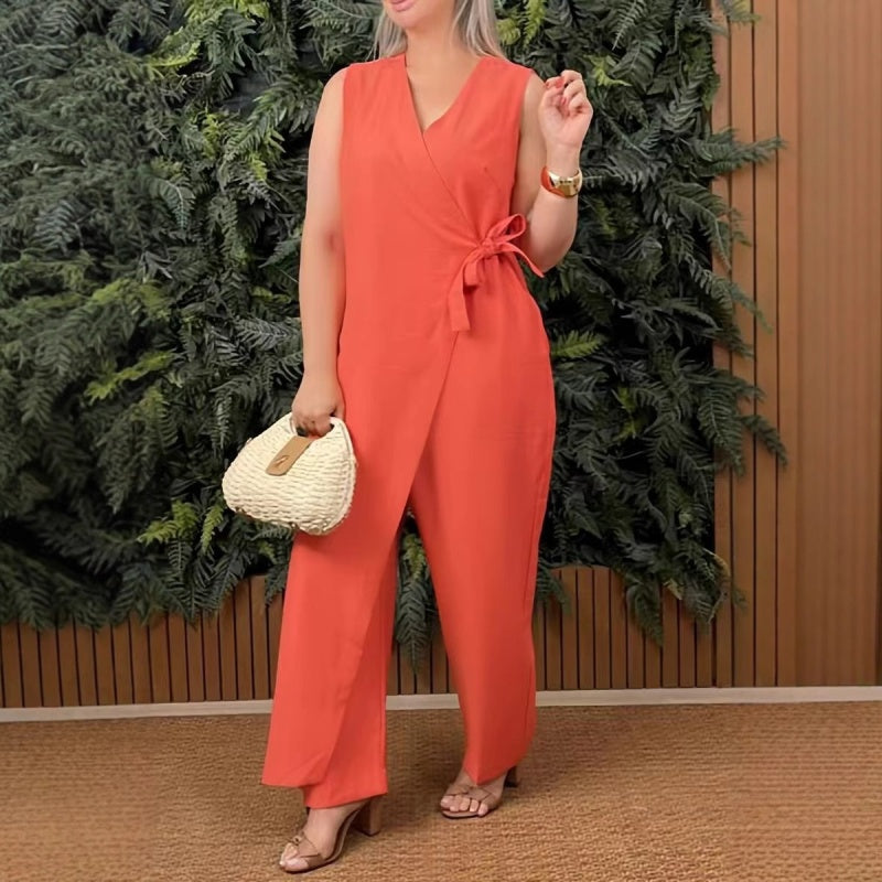 Jada | Flattering Wrap Jumpsuit