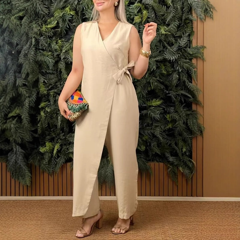 Jada | Flattering Wrap Jumpsuit