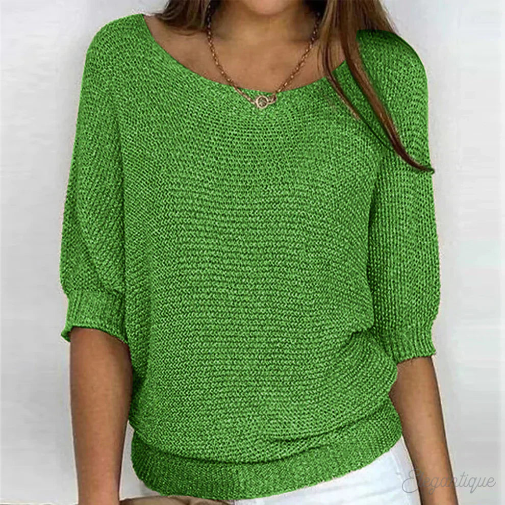 Savannah | Chunky knitted jumper with round neck